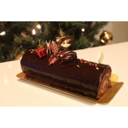 Bûche de Noël au chocolat Bûche de Noël au chocolat